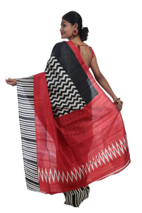 Assorted Colours Bishnupuri Silk Saree with Geometric Prints-Bishnupuri silk saree-parinitasarees