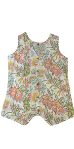 Multi Colour Floral Cotton Women's Top-parinitasarees