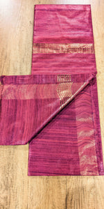 Ruby Ghicha Tussar Silk Saree-Tussar Saree-parinitasarees