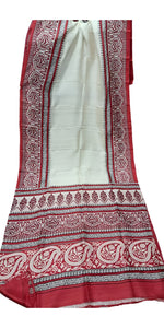 White Bishnupuri Pure Silk Saree with Traditional Patterns-Bishnupuri silk saree-parinitasarees