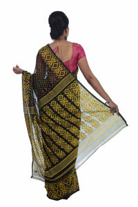 Black Beauty, Dhakai Jamdani-Jamdani saree-parinitasarees