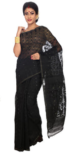 Black Diamond, Dhakai Jamdani-Jamdani saree-parinitasarees