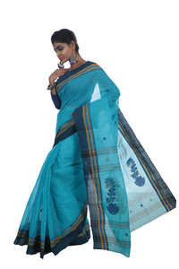 Dayflower Blue, Tant-Tant saree-parinitasarees