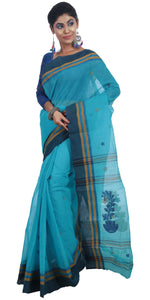 Dayflower Blue, Tant-Tant saree-parinitasarees