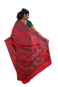 Hollyhock, Kantha-Kantha saree-parinitasarees