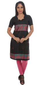 Party Time, Baluchari silk (XL)-Kurtis-parinitasarees