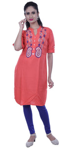 Winged Angel, Kantha on rayon (M)-Kurtis-parinitasarees